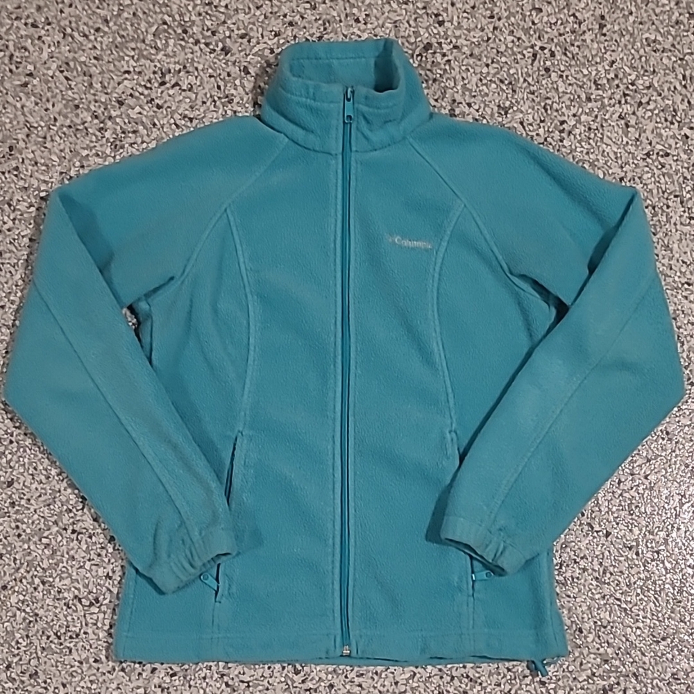Columbia Women's Blue Fleece Jacket Size Small
